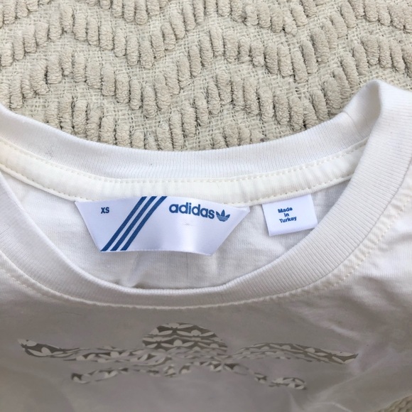 White adidas T-shirt - Picture 2 of 3
